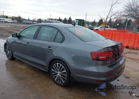 2016 Volkswagen Jetta 1.8T Sport из США, поврежденный, VIN 3VWD17AJ9GM400545